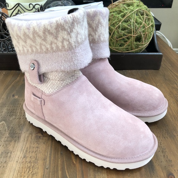 UGG Shoes - UGG Women's Saela Icelandic Knit And Suede Boots